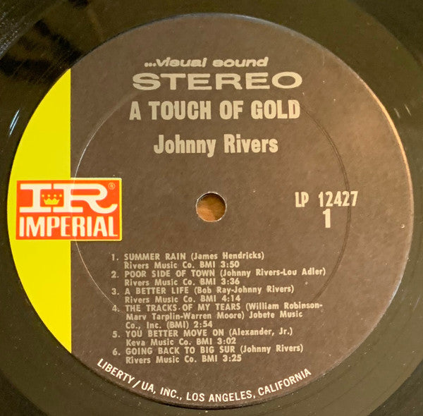 Johnny Rivers : A Touch Of Gold (LP,Compilation,Repress)
