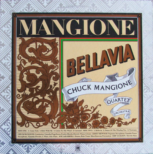 Chuck Mangione : Bellavia (LP,Album)