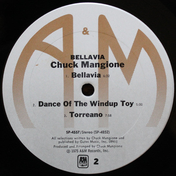 Chuck Mangione : Bellavia (LP,Album)