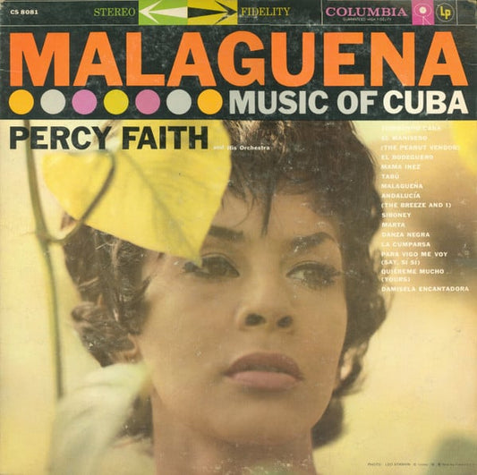 Percy Faith & His Orchestra : Malagueña (Music Of Cuba) (LP,Album,Stereo)