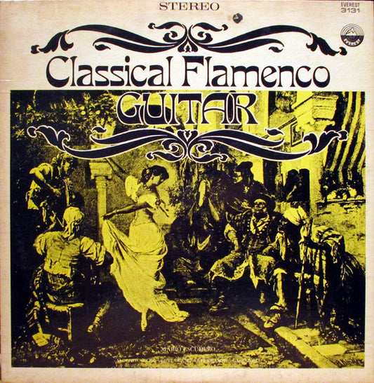 Mario Escudero : Classical Flamenco Guitar (LP,Stereo)