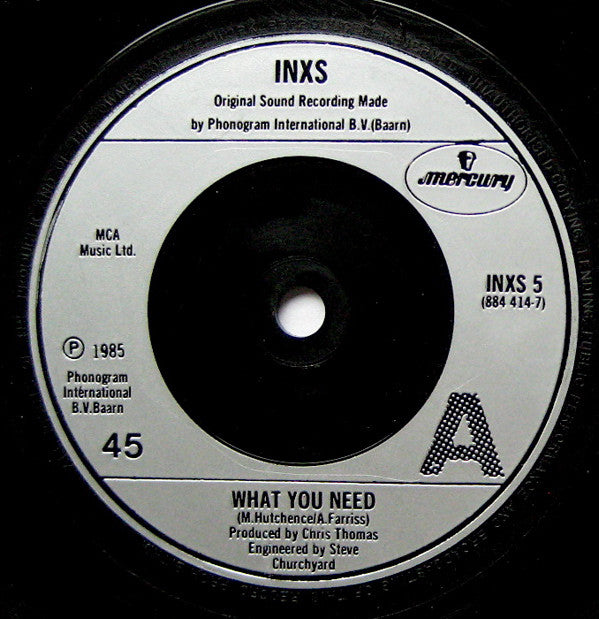 INXS : What You Need (7",Single,45 RPM)