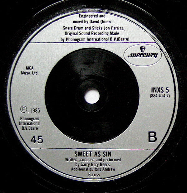 INXS : What You Need (7",Single,45 RPM)