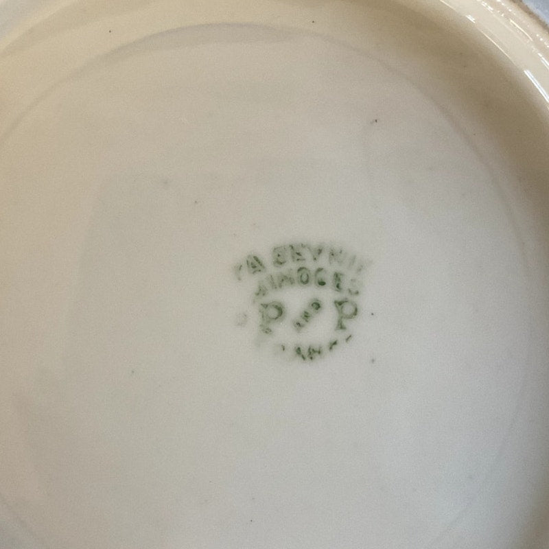 Antique P&P Limoges Porcelain Saucer