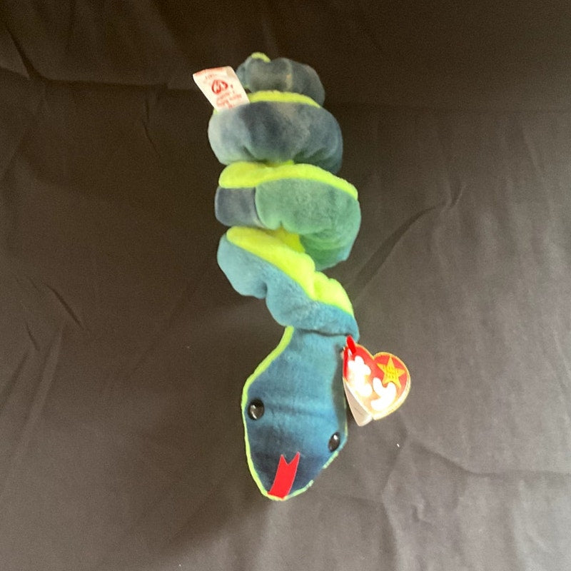 (Rare) Vintage TY Beanie Baby - "Hissy," 1997, Made of PVC Pellets