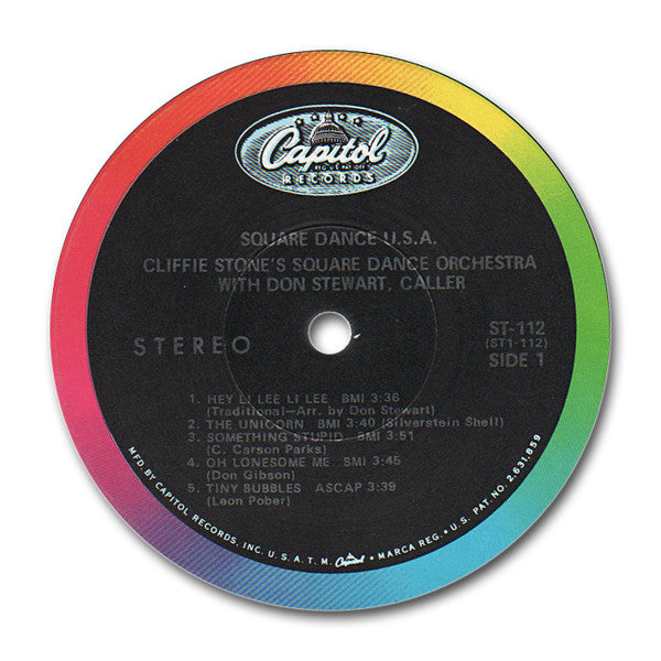 Don Stewart (12) With Cliffie Stone's Music : Square Dance U.S.A. (LP,Album,Stereo)