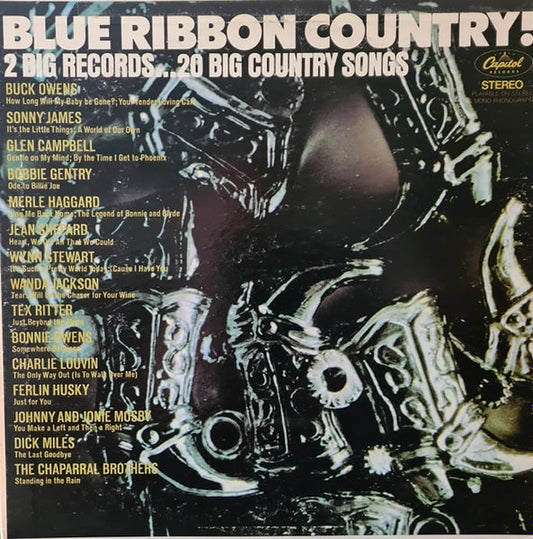 Various : Blue Ribbon Country! (LP,Compilation,Stereo)
