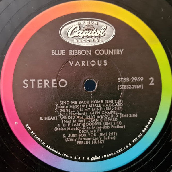 Various : Blue Ribbon Country! (LP,Compilation,Stereo)