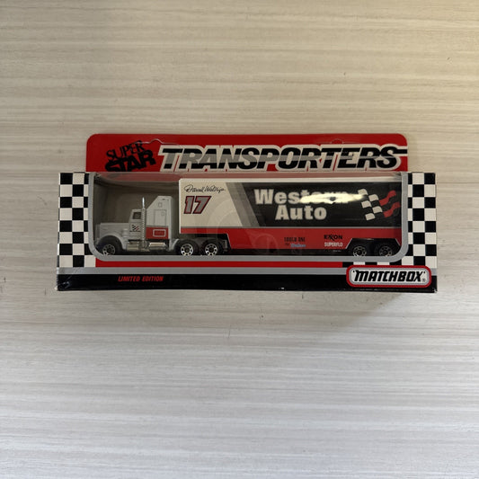 1992 Matchbox 1:87 Jim Sauter #89 Evinrude Super Star Transporter 259 – NASCAR