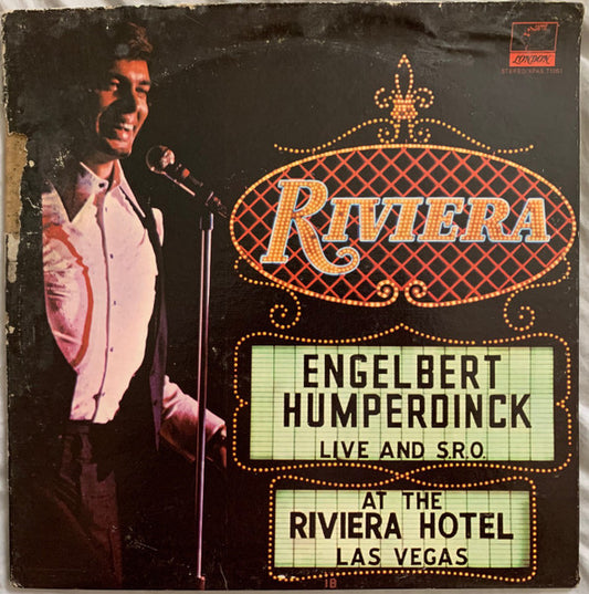 Engelbert Humperdinck : Englebert Humperdinck Live At The Riviera, Las Vegas (LP,Club Edition,Misprint,Stereo)