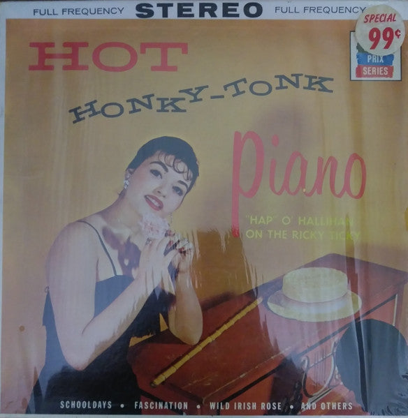 Happy O'Hallihan : Hot Honky-Tonk Piano (LP,Stereo)