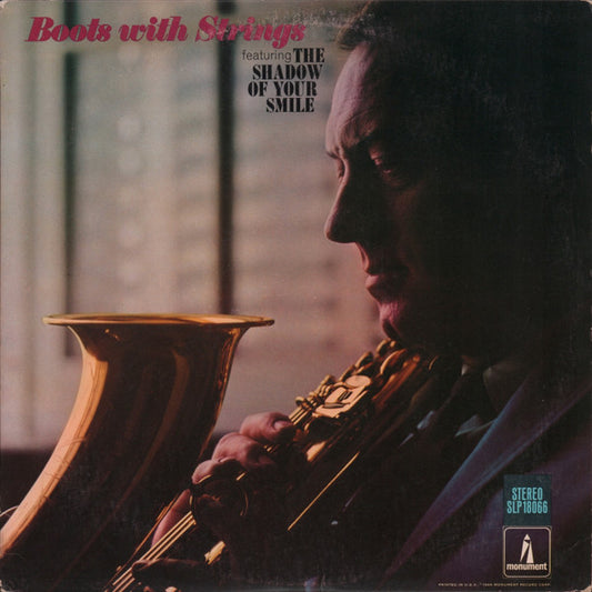 Boots Randolph : Boots With Strings (LP,Album,Stereo)