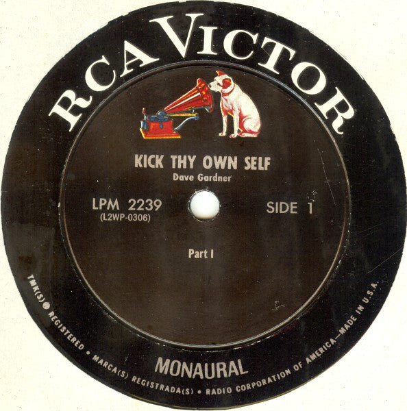 Brother Dave Gardner : Kick Thy Own Self (LP,Mono)