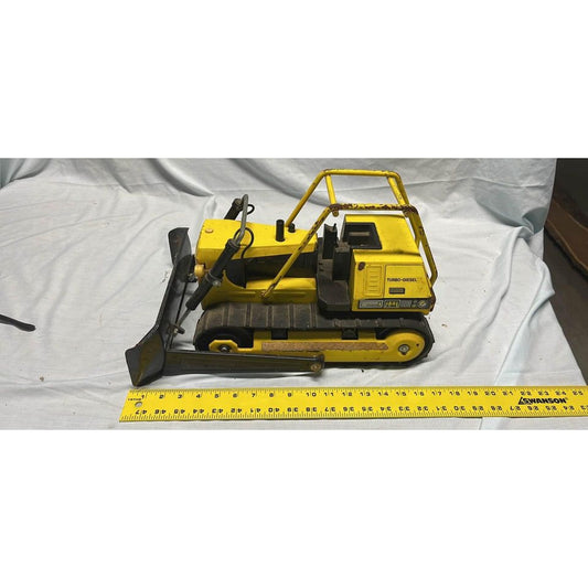Vintage Tonka Pressed Steel Turbo Diesel Bulldozer