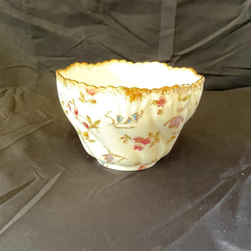 Antique Pointons Bone China Hand Painted Open Sugar Bowl