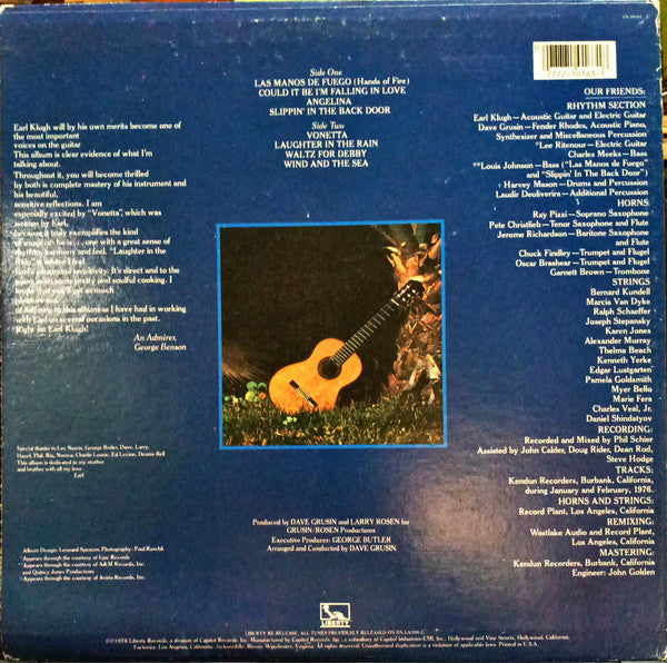 Earl Klugh : Earl Klugh (LP,Album,Reissue)