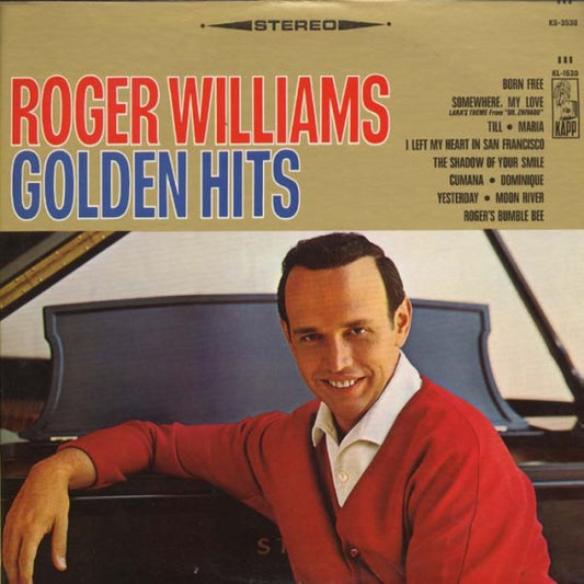 Roger Williams (2) : Golden Hits (LP,Compilation,Stereo)