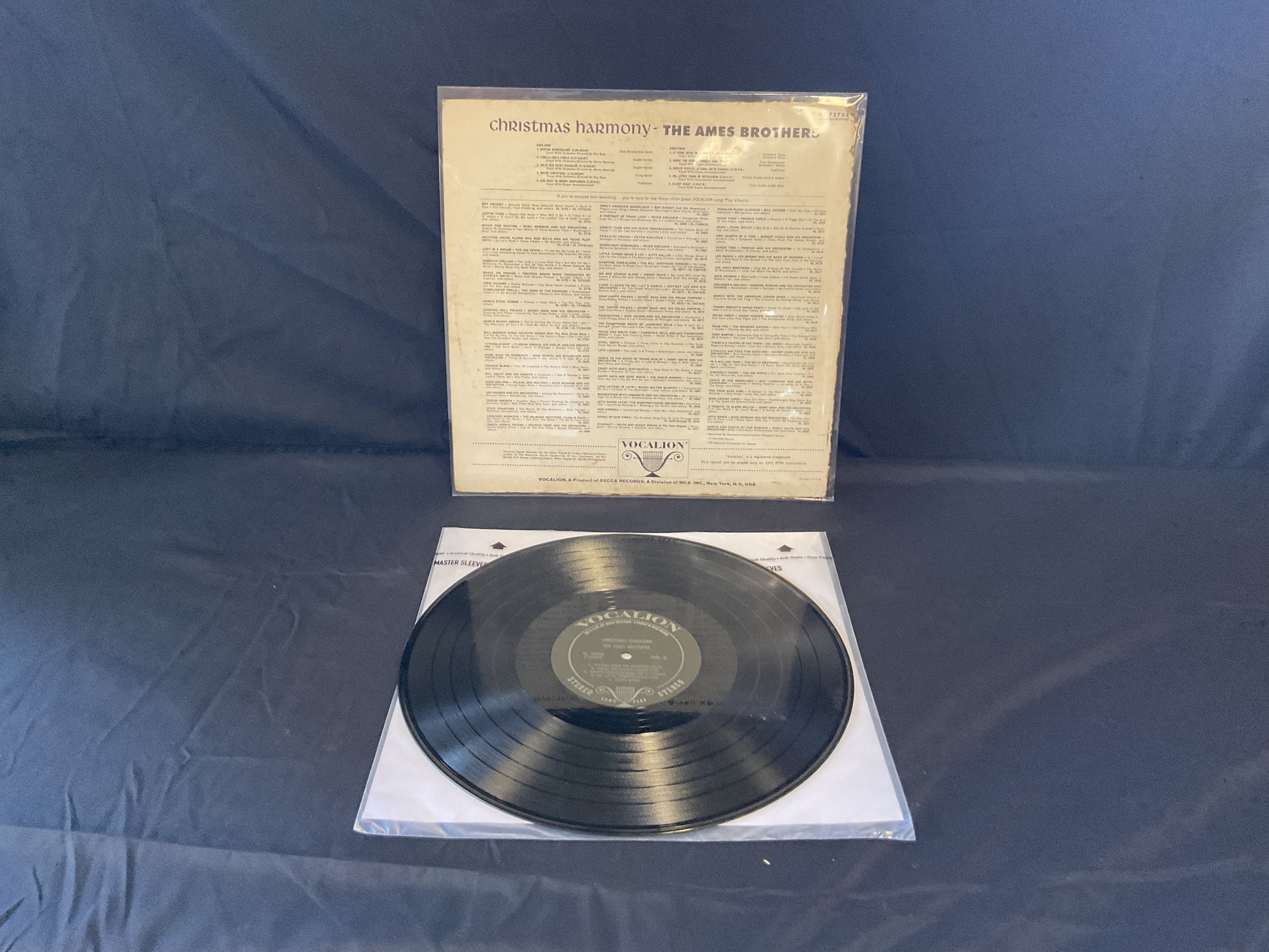 The Ames Brothers : Christmas Harmony (LP,Album,Reissue,Stereo)