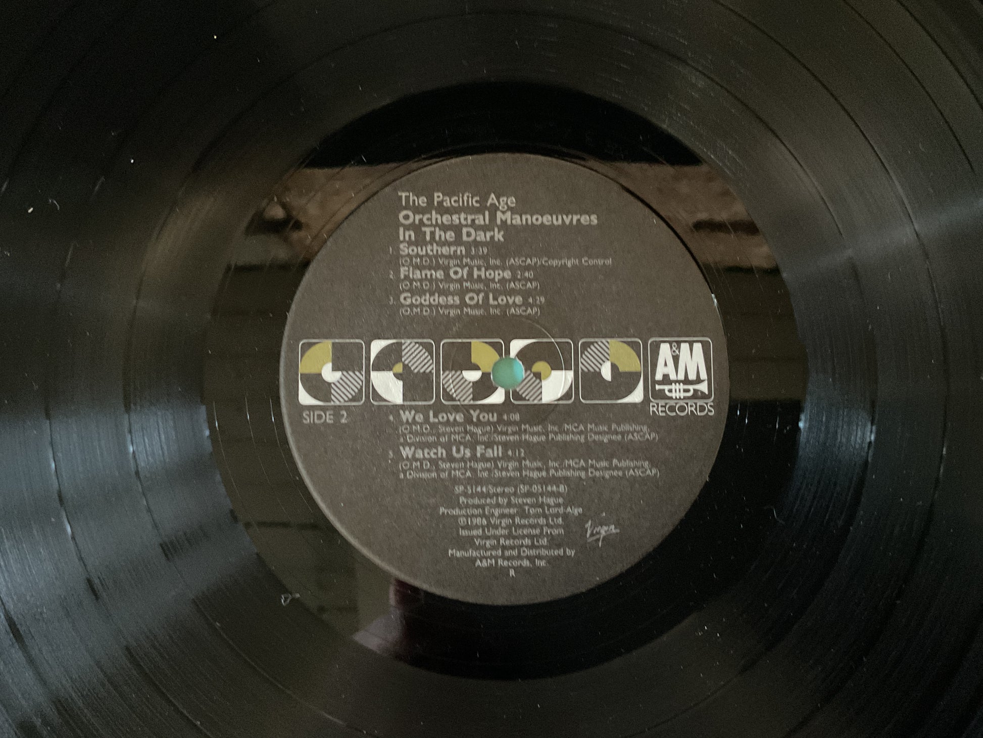 Orchestral Manoeuvres In The Dark : The Pacific Age (LP,Album,Stereo)