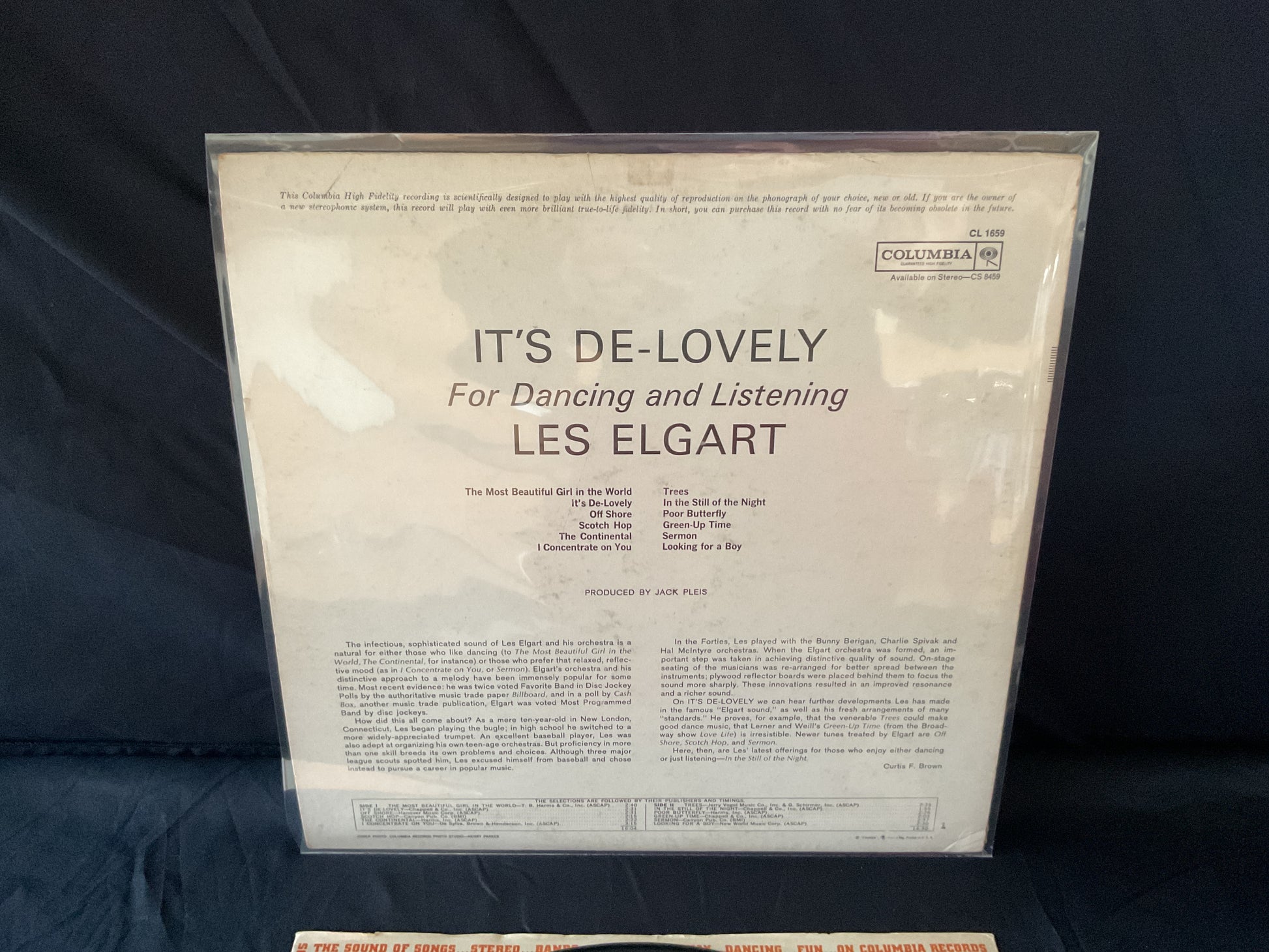 Les Elgart : "It's De-lovely" For Dancing And Listening (LP,Mono)