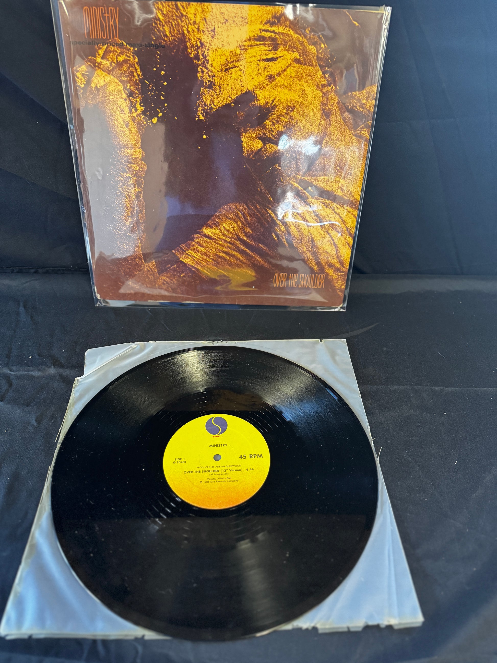 Ministry : Over The Shoulder (12",45 RPM,Maxi-Single)
