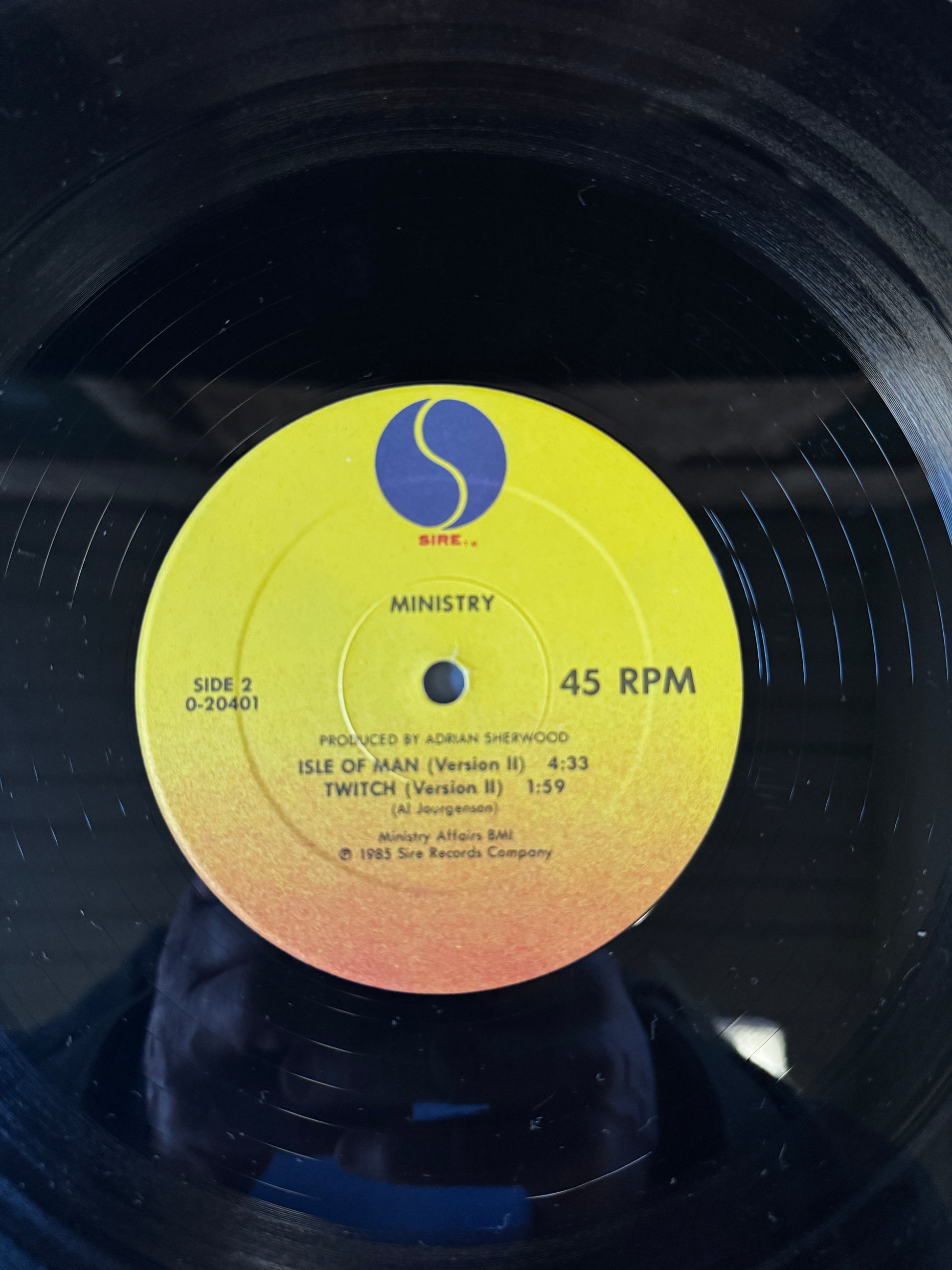 Ministry : Over The Shoulder (12",45 RPM,Maxi-Single)