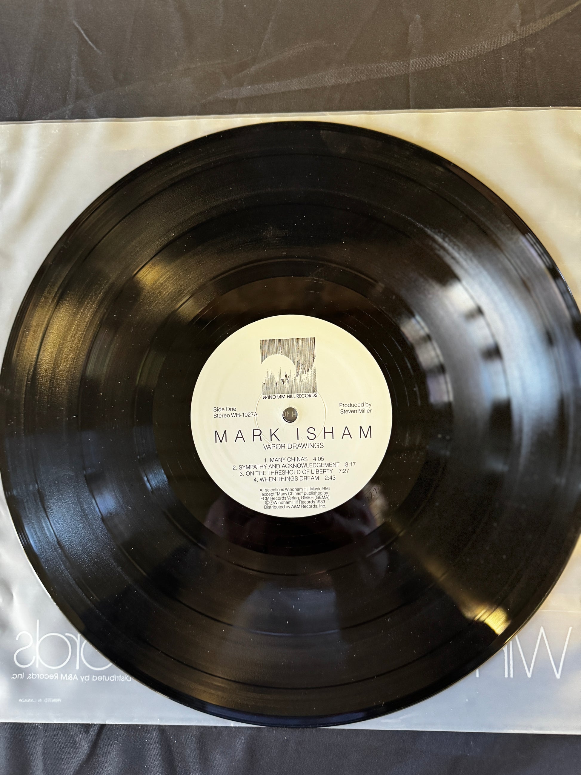 Mark Isham : Vapor Drawings (LP,Album,Stereo)