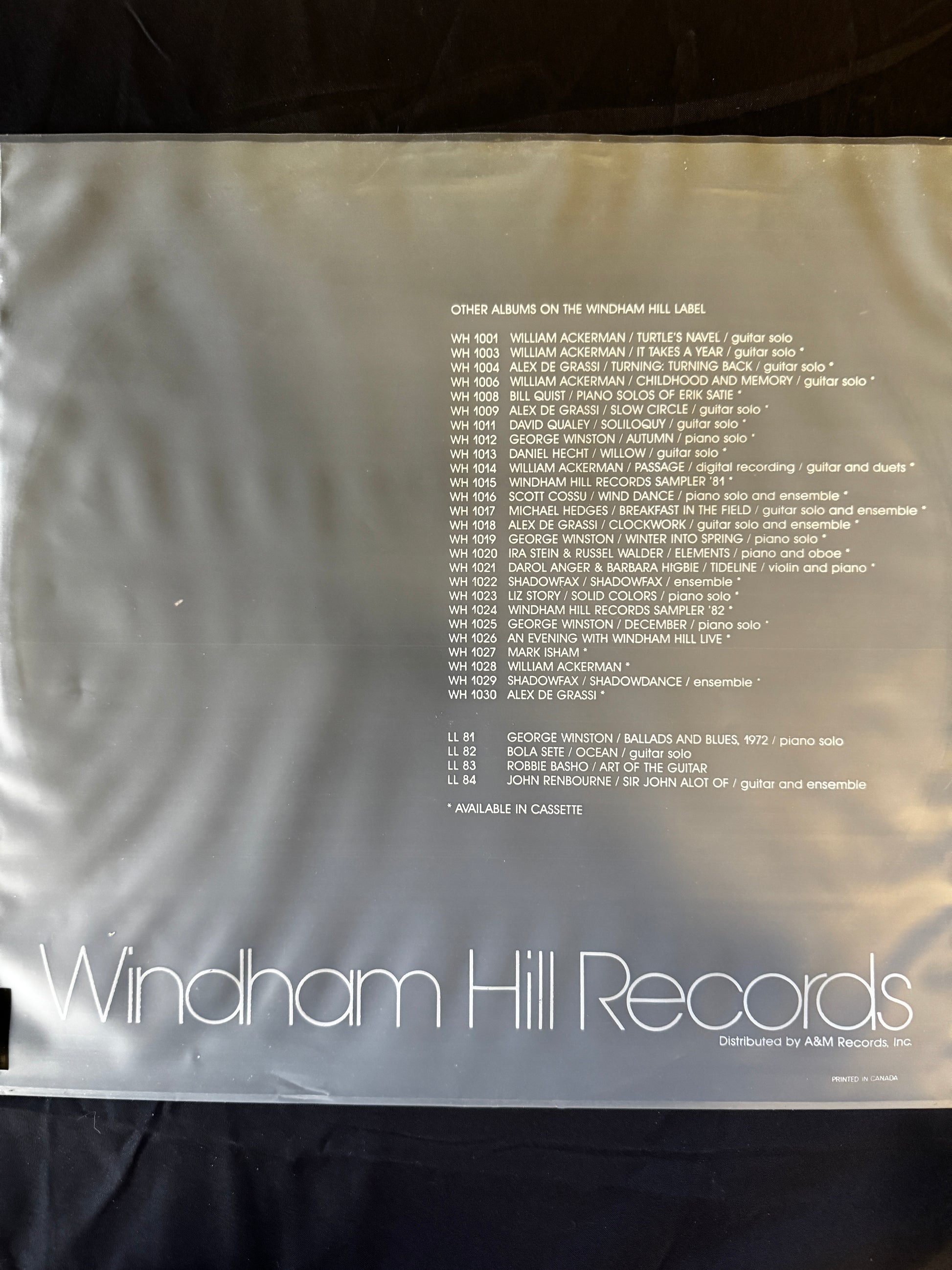 Mark Isham : Vapor Drawings (LP,Album,Stereo)