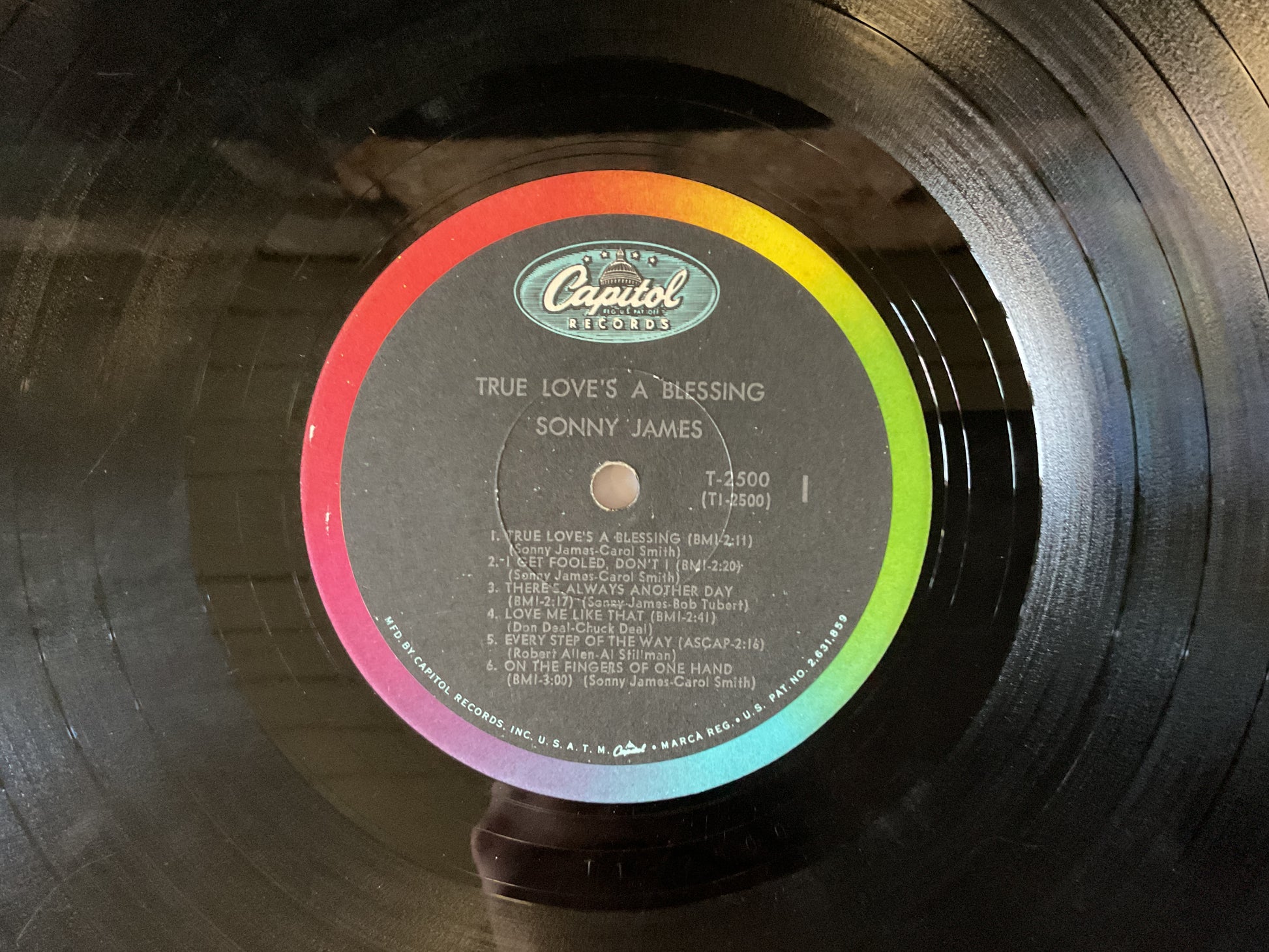 Sonny James : True Love's A Blessing (LP,Album,Mono)