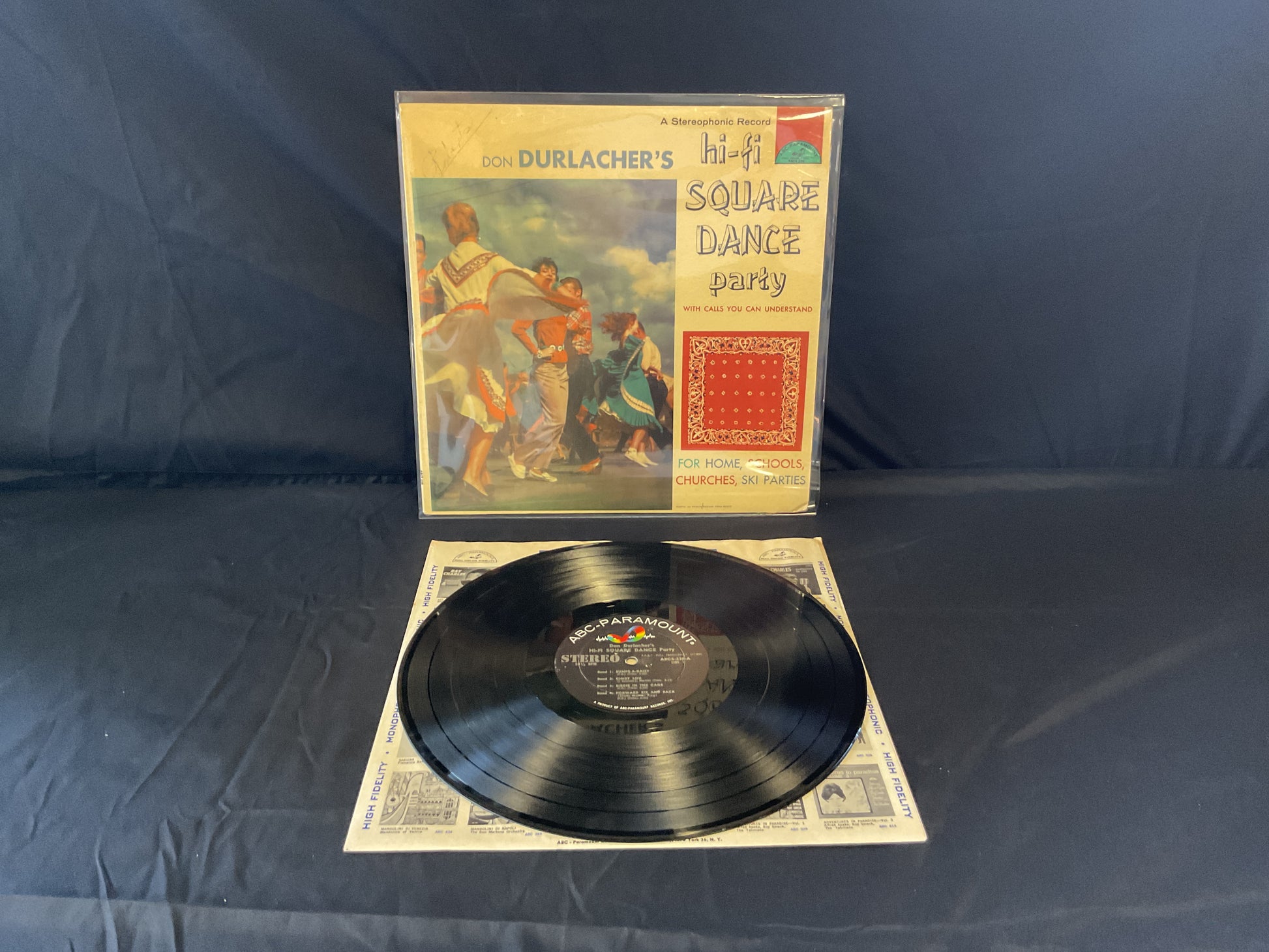 Don Durlacher : Hi-Fi Square Dance Party (LP,Album,Reissue,Stereo)