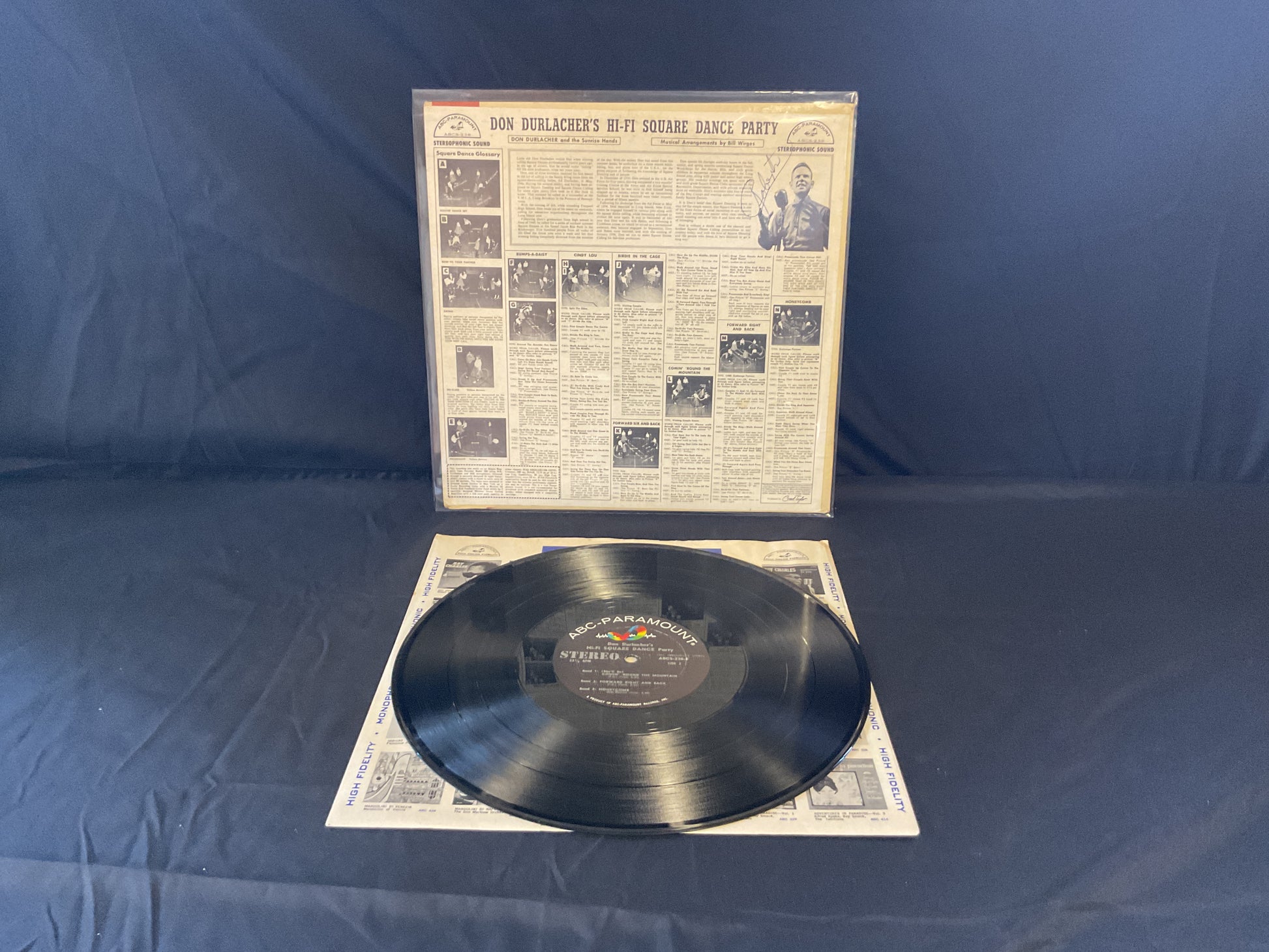 Don Durlacher : Hi-Fi Square Dance Party (LP,Album,Reissue,Stereo)
