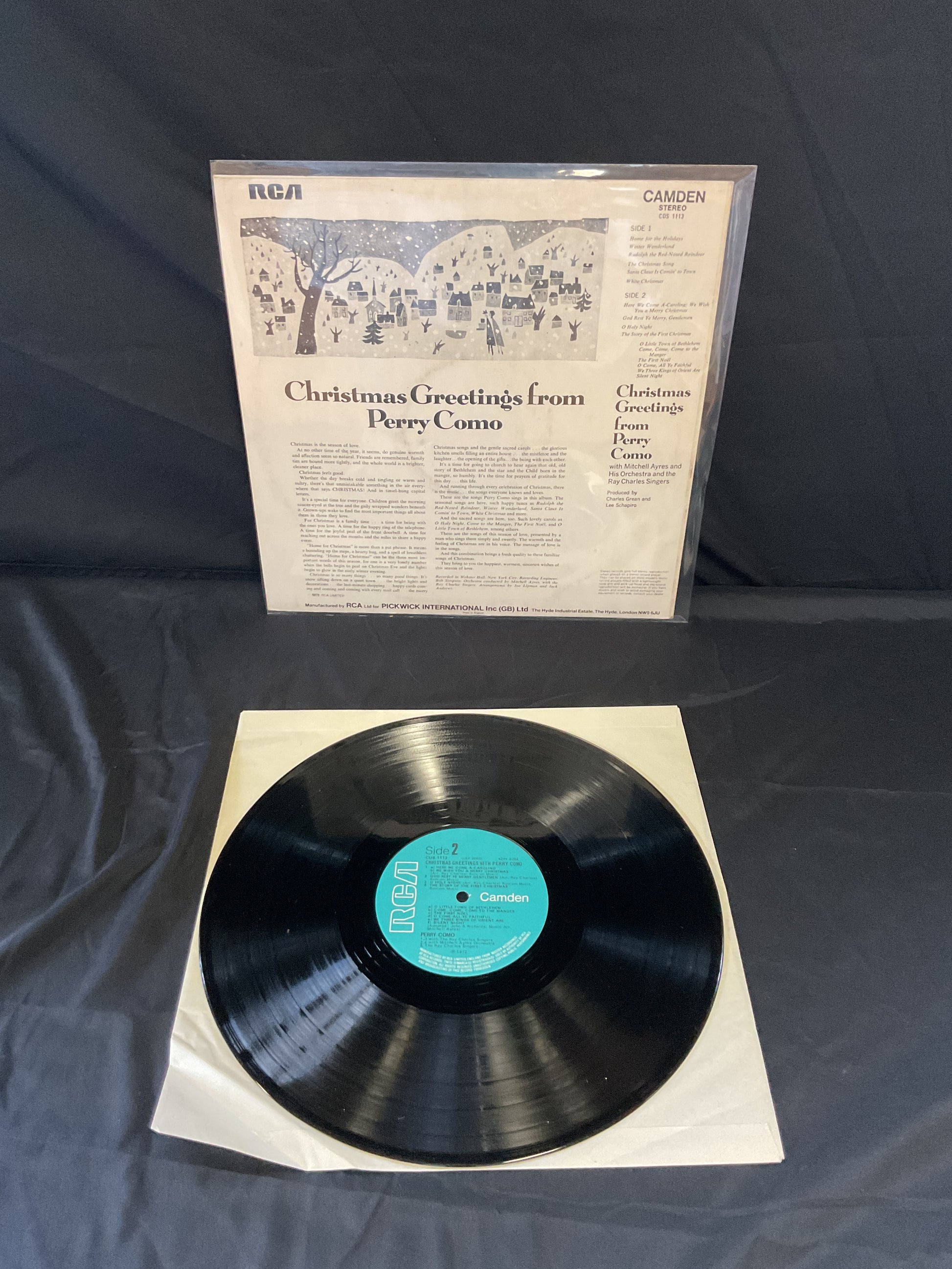 Perry Como : Christmas Greetings From Perry Como (LP,Album)