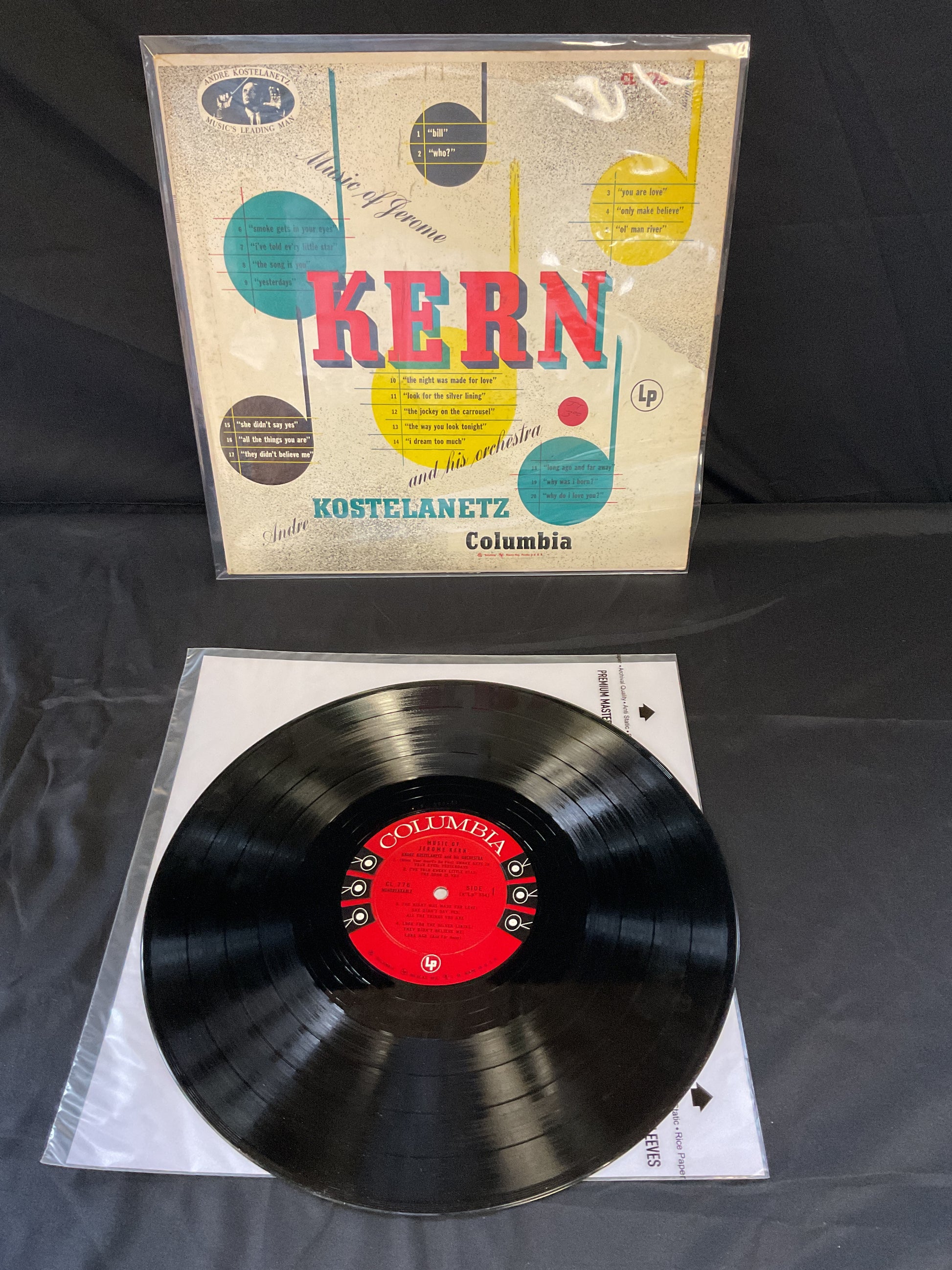 Jerome Kern - André Kostelanetz And His Orchestra : Music Of Jerome Kern (LP,Album,Reissue,Mono)