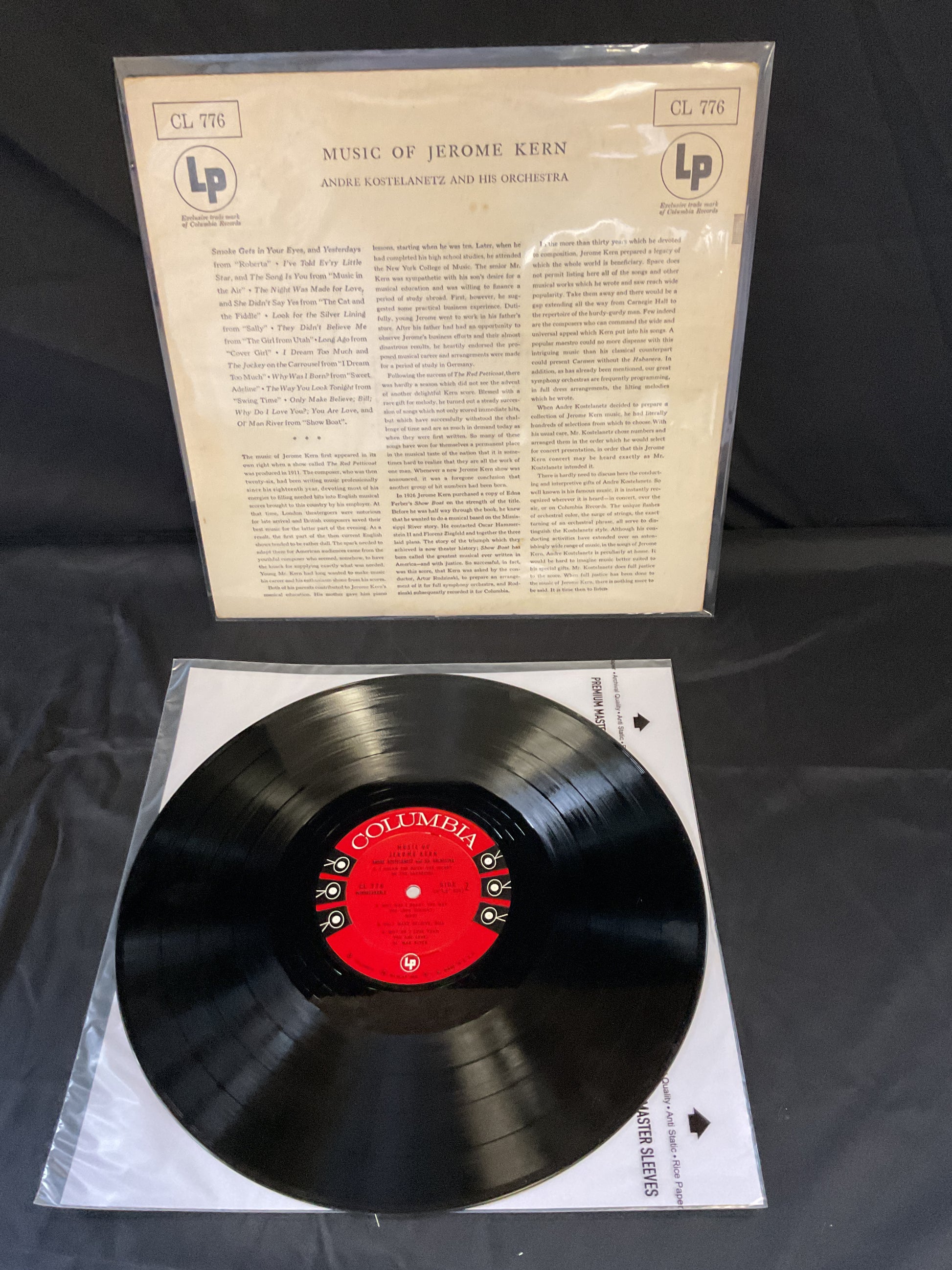 Jerome Kern - André Kostelanetz And His Orchestra : Music Of Jerome Kern (LP,Album,Reissue,Mono)