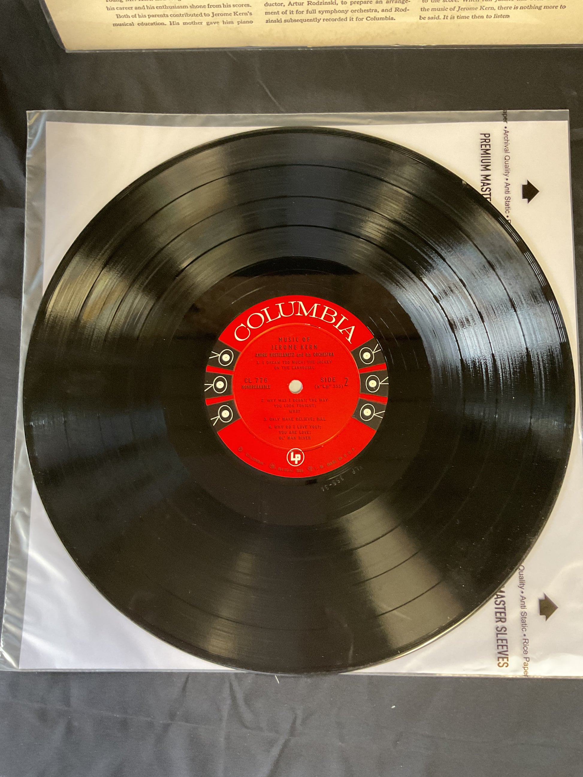 Jerome Kern - André Kostelanetz And His Orchestra : Music Of Jerome Kern (LP,Album,Reissue,Mono)