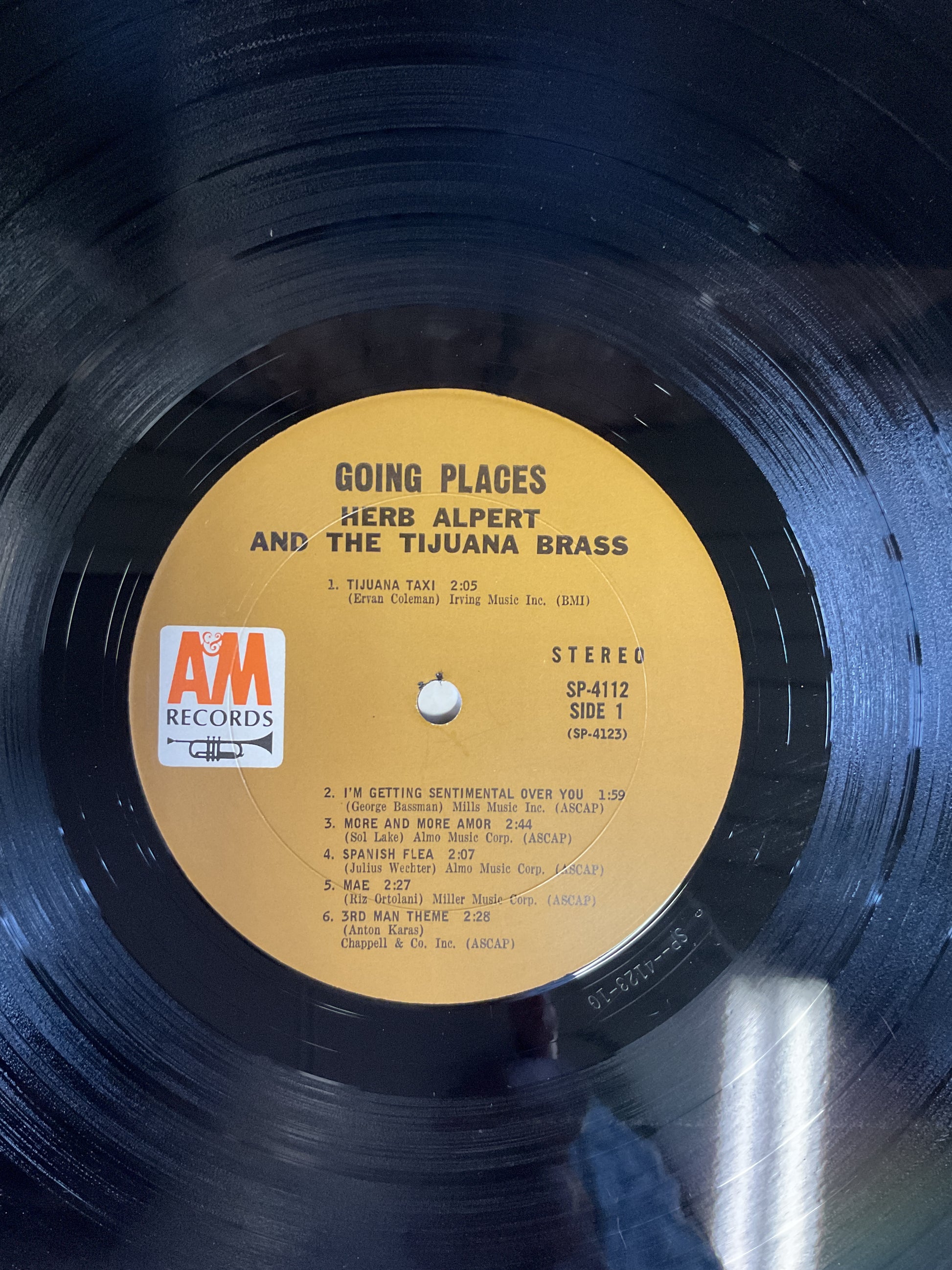 Herb Alpert & The Tijuana Brass : !!Going Places!! (LP,Album,Stereo)