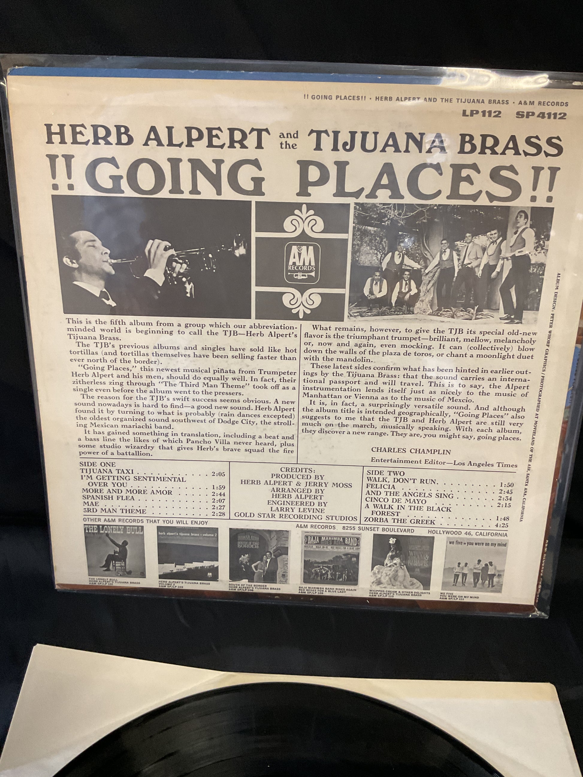 Herb Alpert & The Tijuana Brass : !!Going Places!! (LP,Album,Stereo)