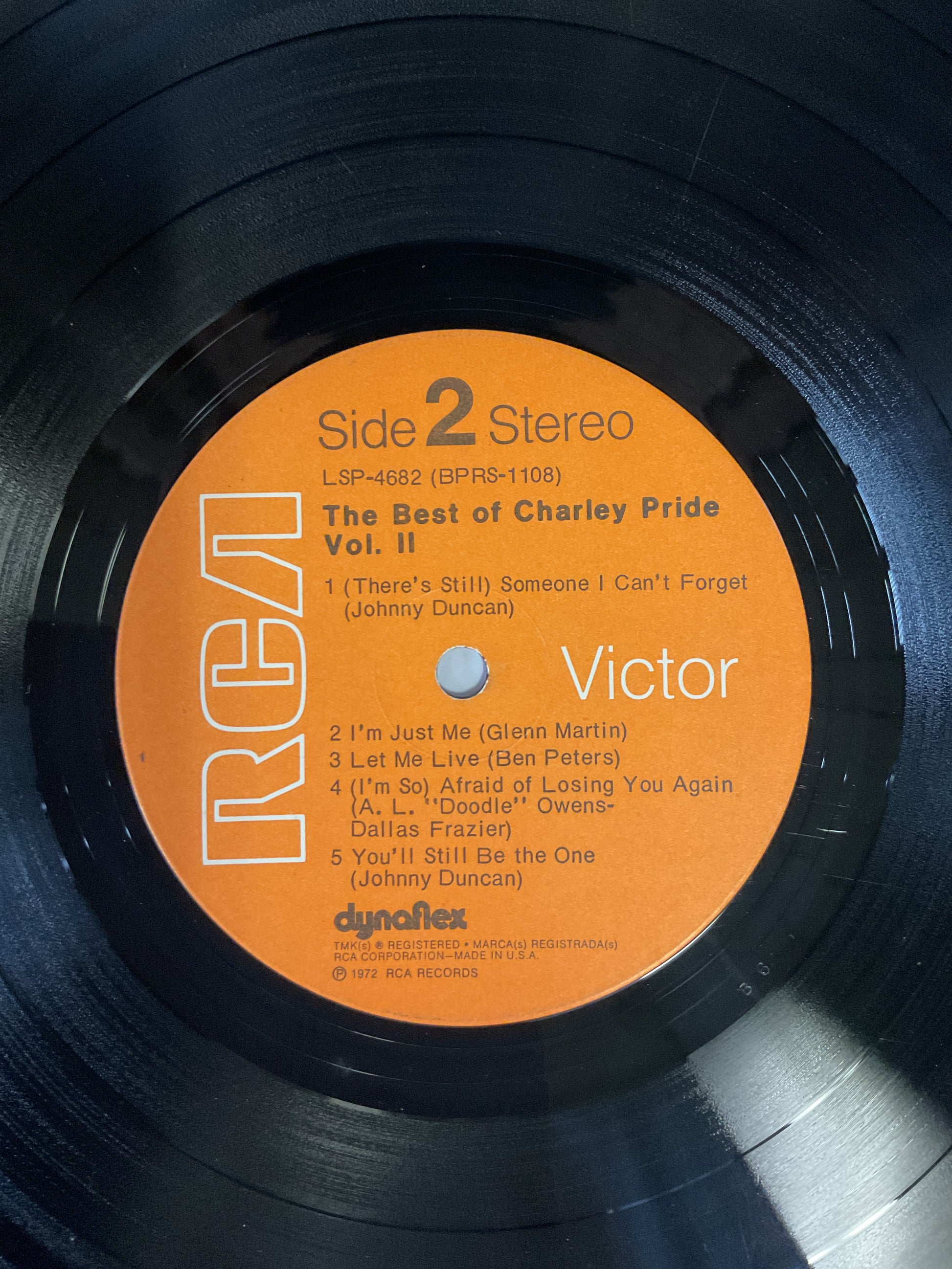 Charley Pride : The Best Of Charley Pride Vol. II (LP,Compilation,Stereo)