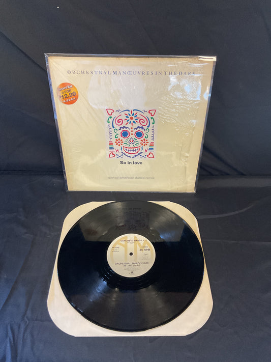 Orchestral Manoeuvres In The Dark : So In Love (Special American Dance Remix) (12",45 RPM,Single,Stereo)
