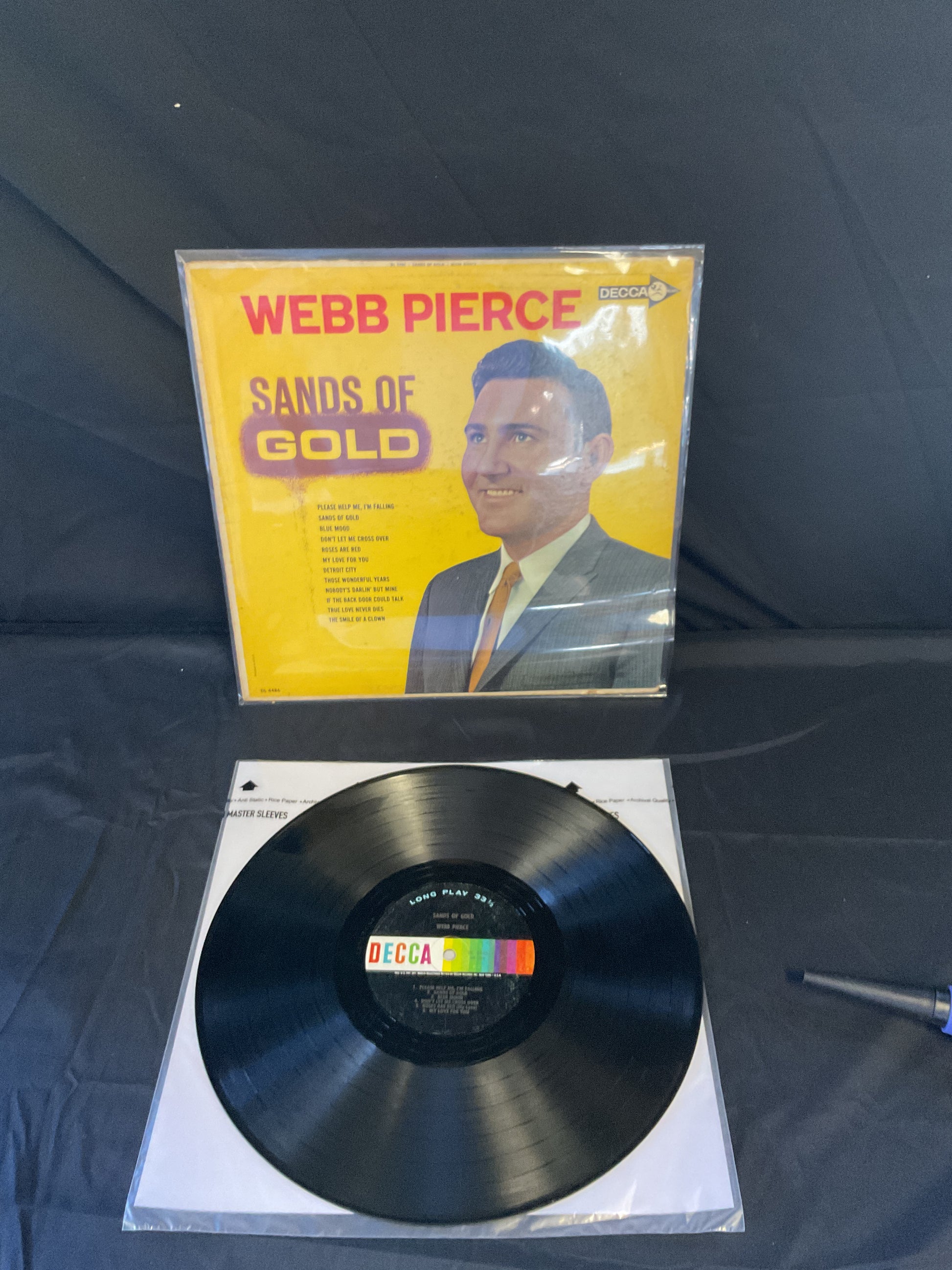 Webb Pierce : Sands Of Gold (LP,Album,Mono)