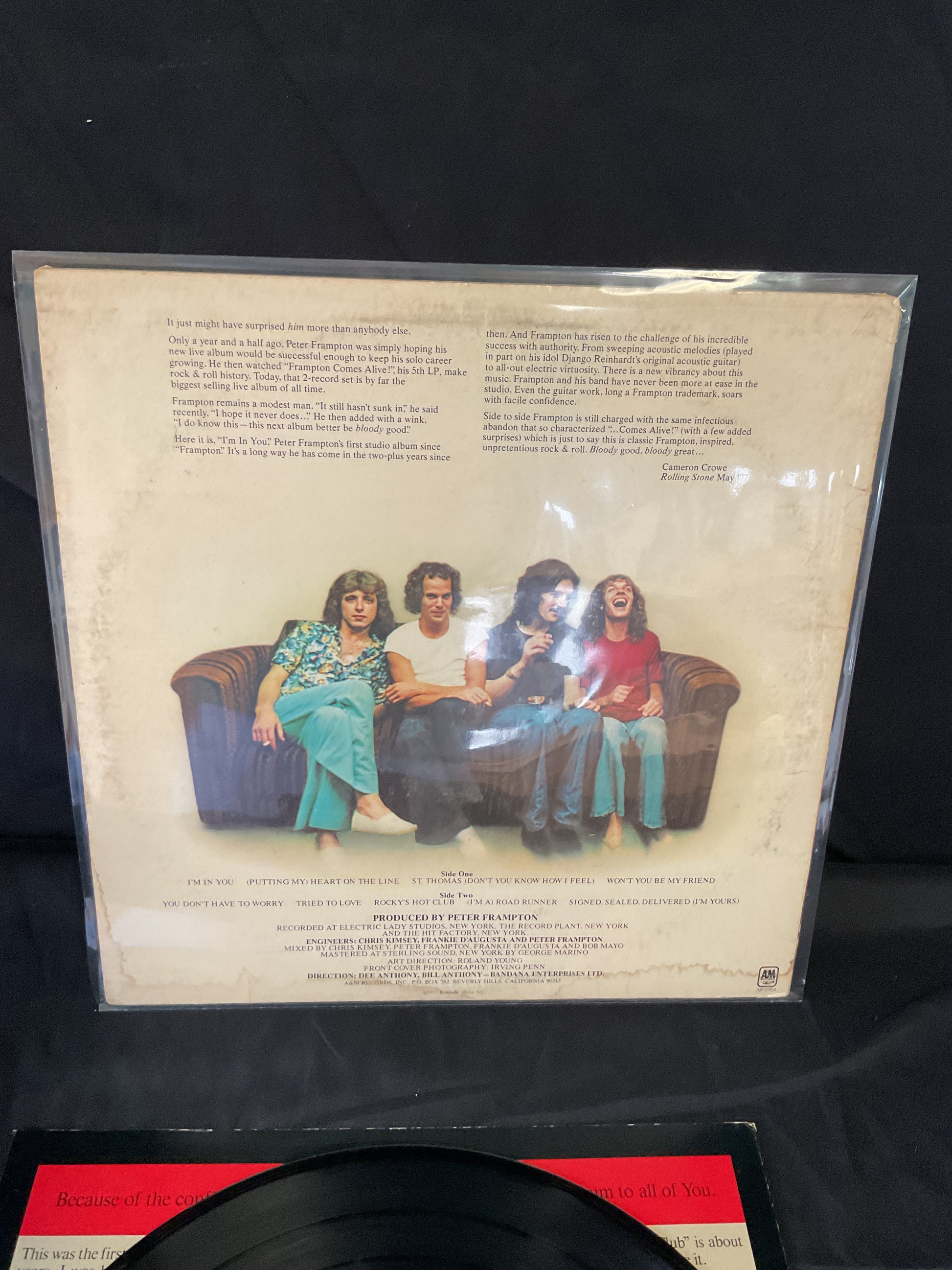 Peter Frampton : I'm In You (LP,Album,Stereo)