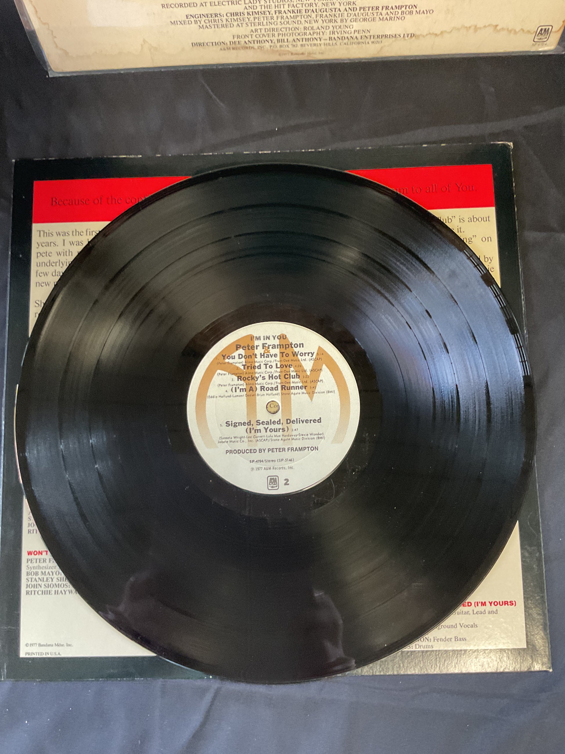 Peter Frampton : I'm In You (LP,Album,Stereo)