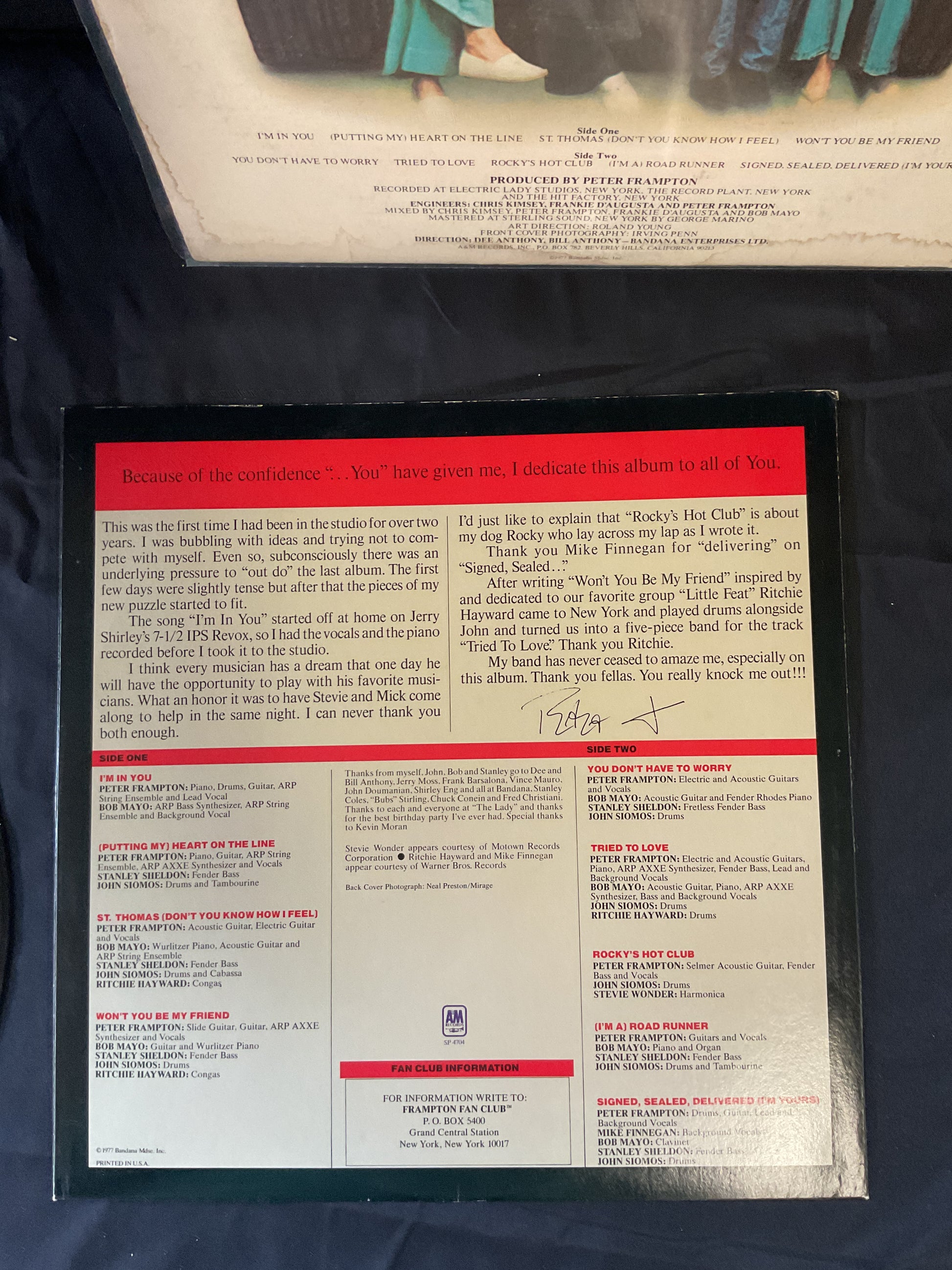 Peter Frampton : I'm In You (LP,Album,Stereo)