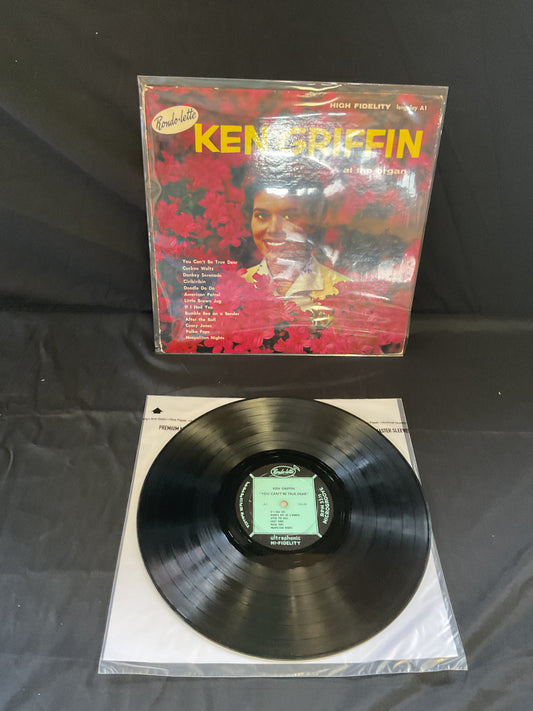 Ken Griffin (2) : Ken Griffin At The Organ (LP,Mono)