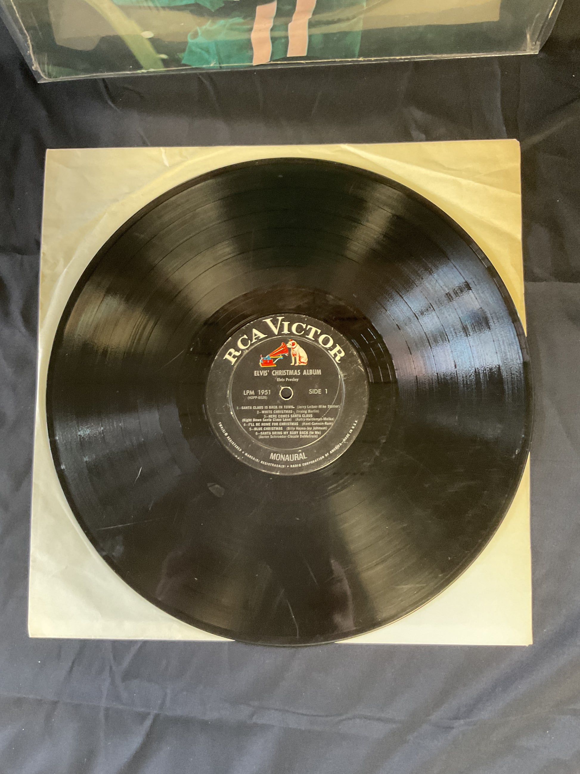 Elvis Presley : Elvis' Christmas Album (LP,Album,Mono)