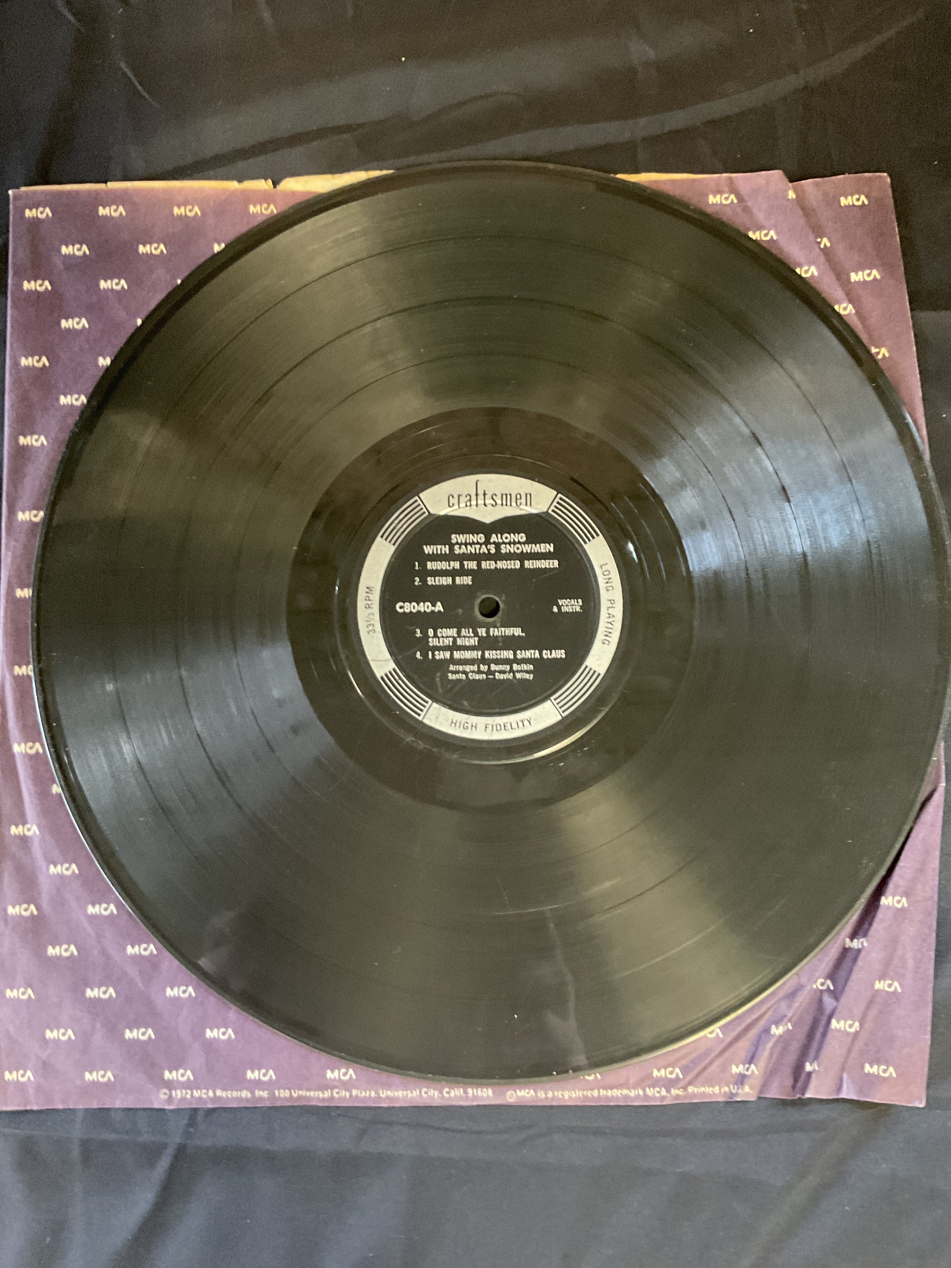 Unknown Artist : Swing Along With Santa's Snowmen (LP,Album)