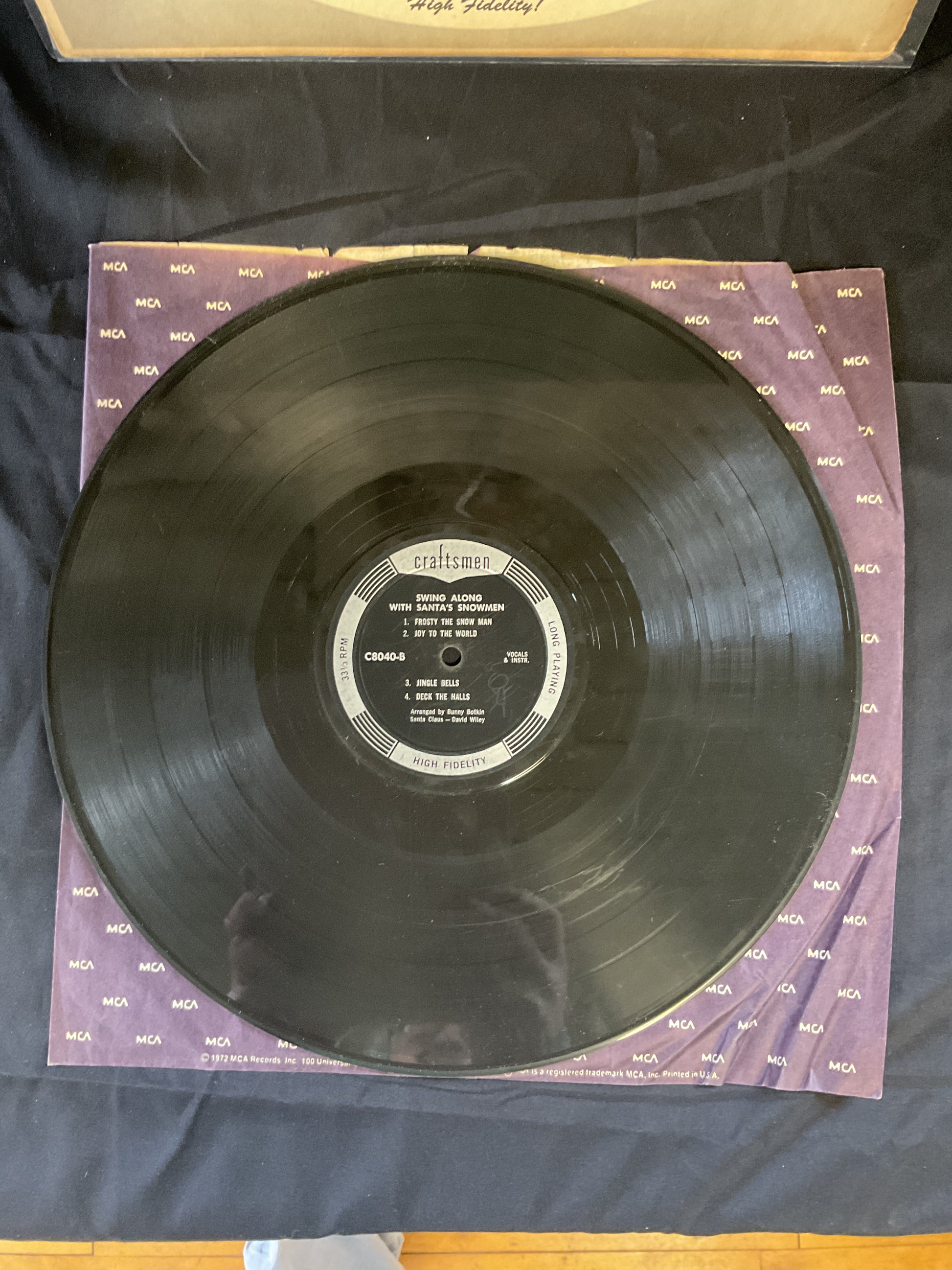 Unknown Artist : Swing Along With Santa's Snowmen (LP,Album)