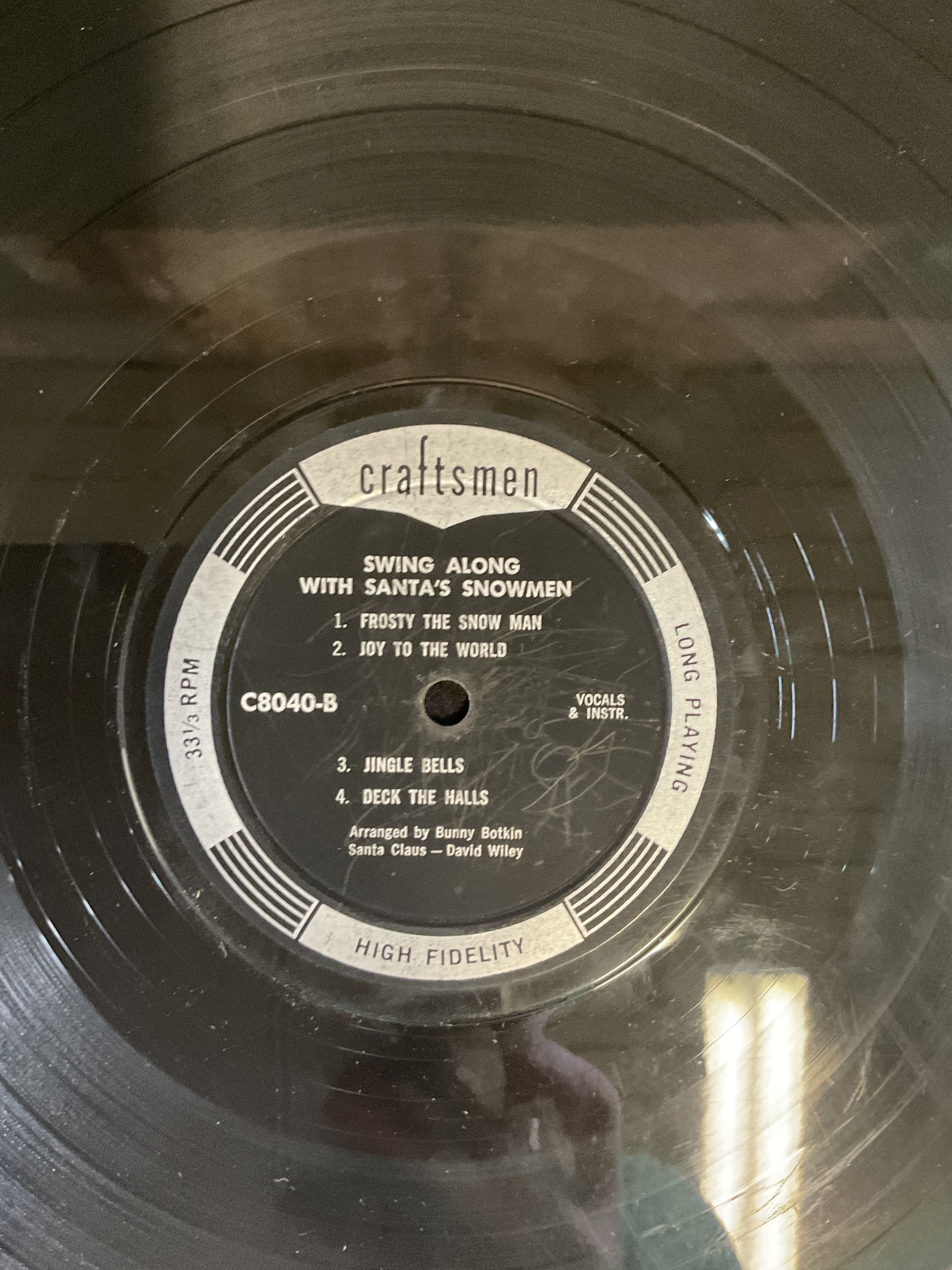Unknown Artist : Swing Along With Santa's Snowmen (LP,Album)