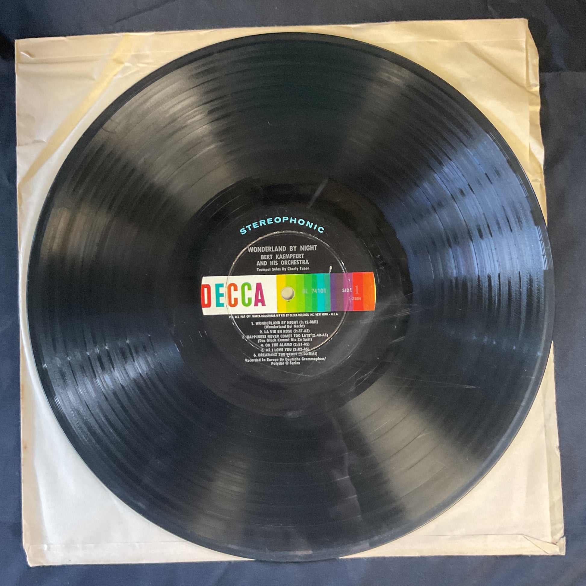 Bert Kaempfert & His Orchestra : Wonderland By Night (LP,Album,Stereo)