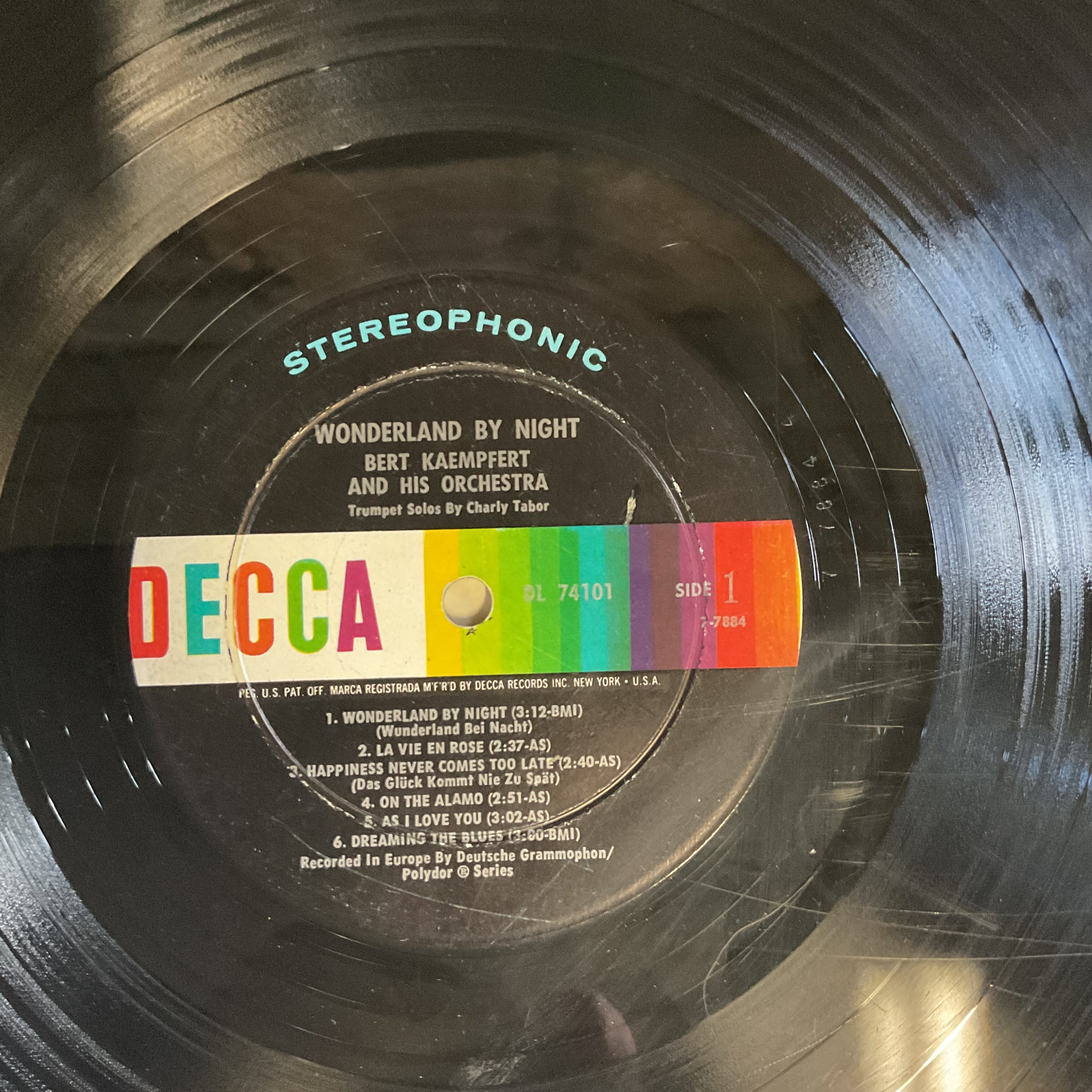 Bert Kaempfert & His Orchestra : Wonderland By Night (LP,Album,Stereo)